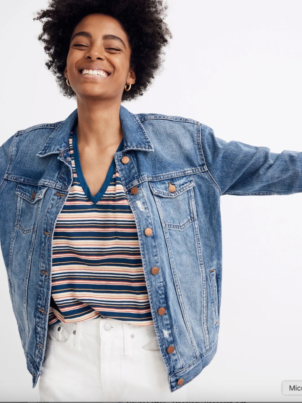 Madewell Oversized Denim Jacket